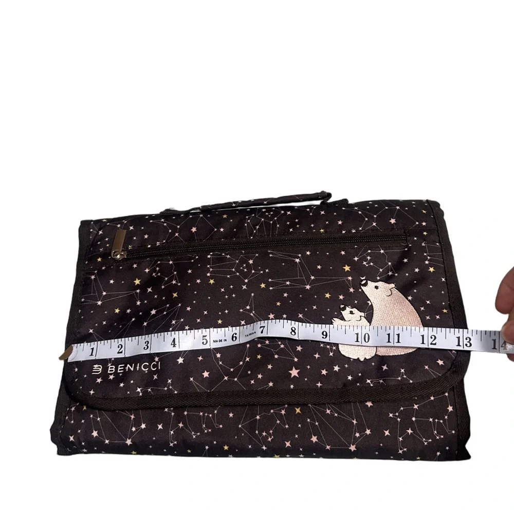 Benicci Portable Diaper Changing Pad - Constellation Bear Print